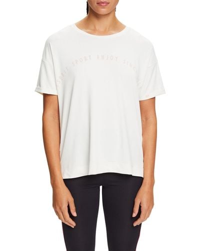 Esprit Rcs-ts Ed Yoga Shirt - White