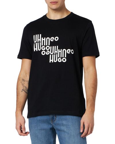 HUGO Davalon T-shirt - Black
