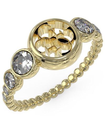 Guess Ring Jewellery Jubr03374jwyg56 Brand - Metallic
