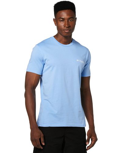 Columbia PFG Graphic T-Shirt - Blau