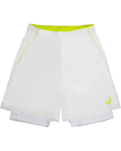 Asics Stretch Waist Bottoms White Padel Player S Tennis Shorts 132402 0047