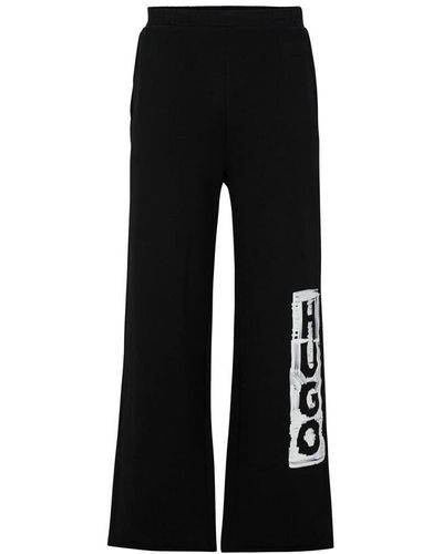 HUGO Nasuede 10247411 Trousers Xs - Black