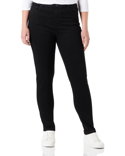 Springfield Jeans Jegging Lavado Sostenible Pantalones Vaqueros - Negro