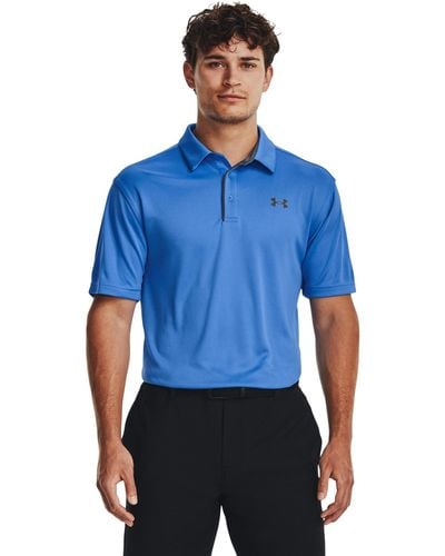 Under Armour Tech Golf Polo T-shirt - Blauw