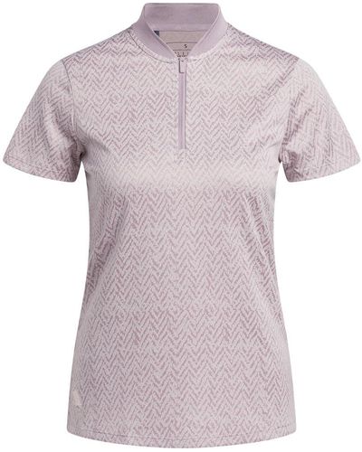 adidas Ultimate365 Jacquard Polo Shirt Golf - Purple