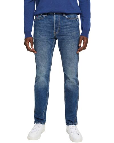 Esprit Carpenter-Jeans mit gerader Passform - Blau