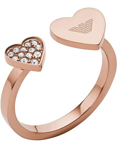 Emporio Armani Ring Für Frauen - Weiß