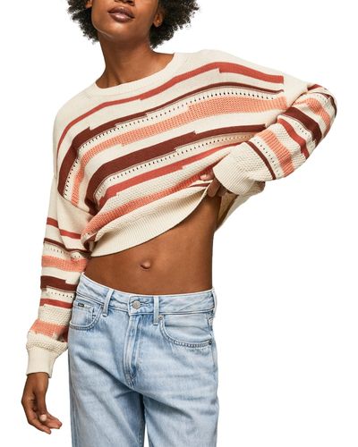 Pepe Jeans Frances Sweater Long Sleeves Knits - Multicolor