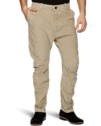 G-Star RAW G Star 3301 Low Tapered Hose - Natur