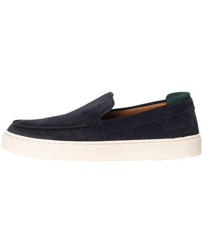 Tommy Hilfiger Casual Blue Suede Loafers