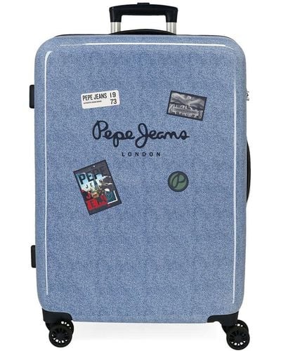 Pepe Jeans Digitale Kofferset - Blauw