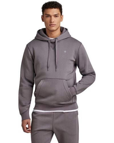 G-Star RAW Premium Core Hooded Sweater Sudadera - Gris