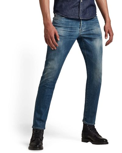 G-Star RAW 3301 Regular Tapered Jeans - Azul