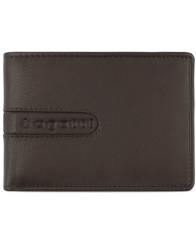 Bugatti Bomba Wallet With Flap Brown - Nero