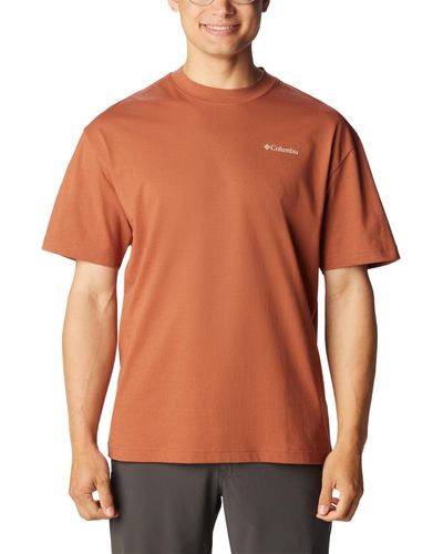 Columbia Black Butte Graphic Tee T-shirt - Brown