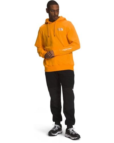 Orange graphic sweatshirt cheap