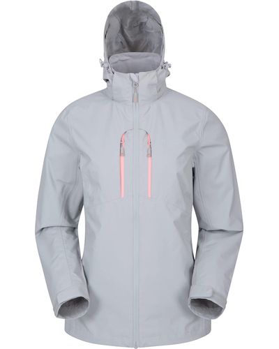Mountain Warehouse Rainforest S Jacket -waterproof Rain Coat - Grey