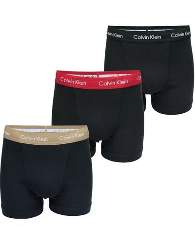 Calvin Klein Boxer Short Trunks Stretch Cotton Pack Of 3 - Multicolour