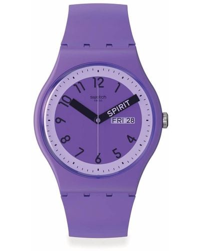 Swatch New Gent Bio SO29V700 PROUDLY VIOLET - Lila