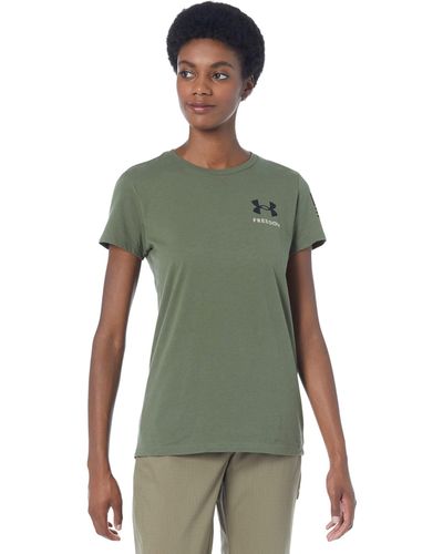 Under Armour New Freedom Banner T-shirt - Green