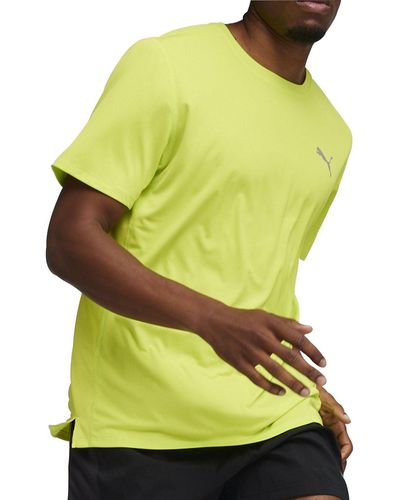 PUMA Run Favorite Velocity T-Shirt MLime Pow Green - Gelb
