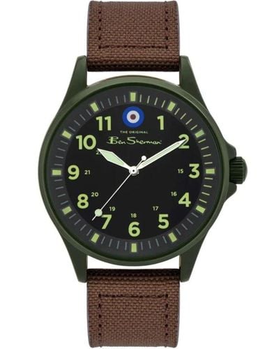 Ben Sherman Bs036t Original Brown Watch - Black