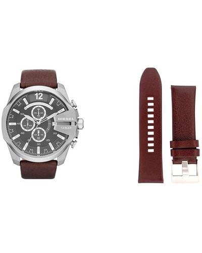 DIESEL Fossil Mega Chief Watch and Replaceable Strap - Mehrfarbig