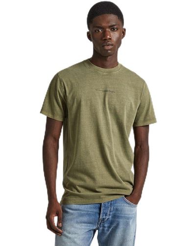 Pepe Jeans Dave T-shirt Voor - Groen