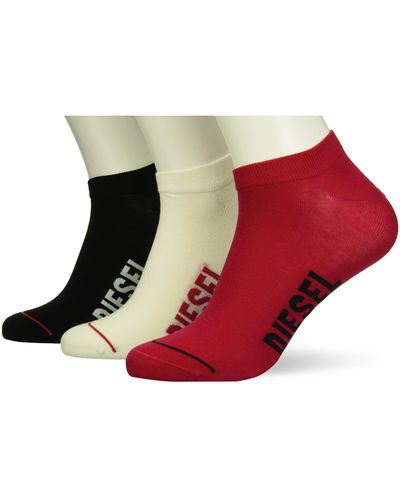 DIESEL Skm-gost-threepack Sock - Red