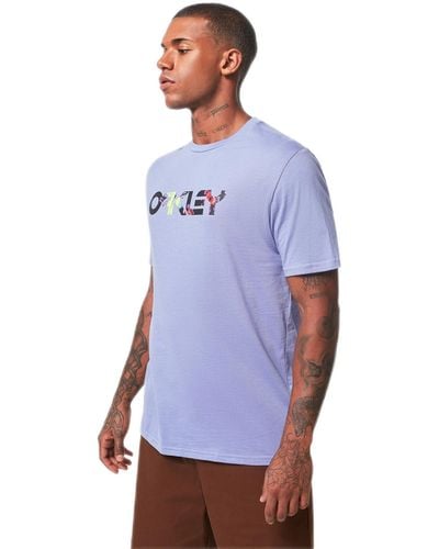 Oakley Floral Splah B1b Tee T-shirt - Blue