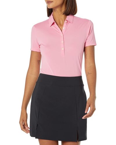 Greg Norman Collection Freedom Micro Pique S/s Polo - Pink