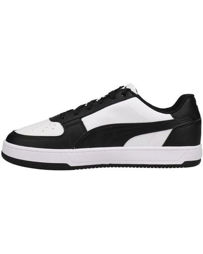 PUMA Mens Craven 2.0 Lace Up Trainers Shoes Casual - White, White, 10 - Black
