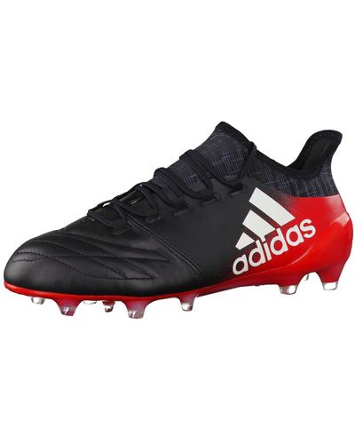 adidas X 16.1 Leather Fg Footbal Shoes - Red