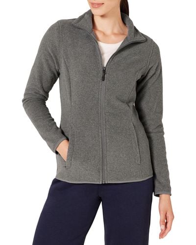 Amazon Essentials Full-Zip Polar fleece-outerwear-jackets - Grau