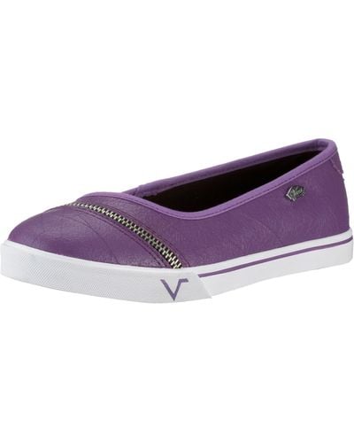 Vans W Allston VHA936U Ballerines pour Bleu - Violet