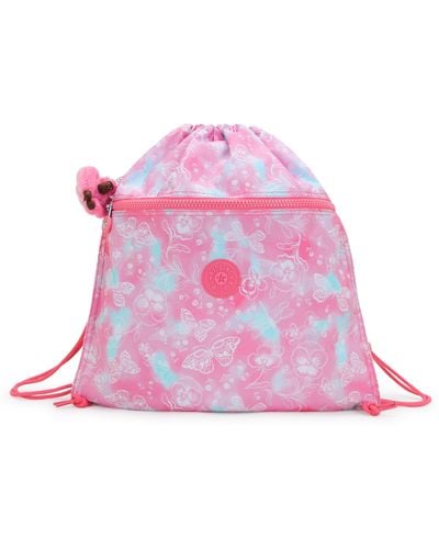 Kipling Backpack Supertaboo Garden Clouds Medium - Pink