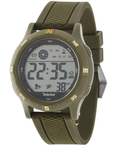 Timberland Glastenbury orologio Uomo Digitale Al quarzo con cinturino in Silicone 15006JPGN-04P - Verde