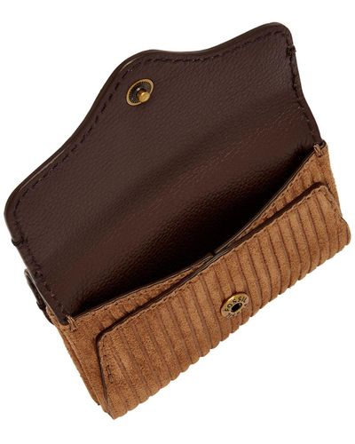 Fossil Heritage Card Case Multi Brown - Braun