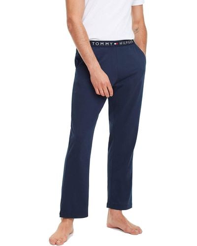 Tommy Hilfiger Pantalones de pijama Jersey para hombre - Azul