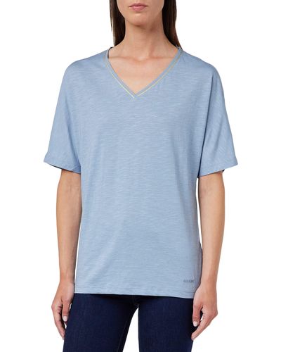 Geox W T-Shirt Camiseta - Azul