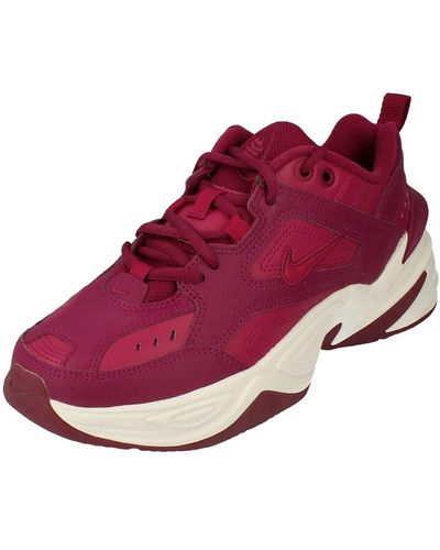 Nike S M2k Tekno Running Trainers Ao3108 Trainers Shoes - Red