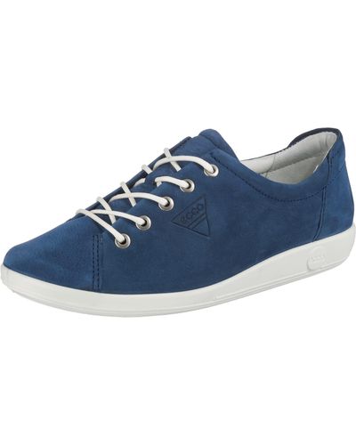 Ecco Soft 2.0 Hohe Sneaker,True Navy - Blau