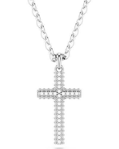 Swarovski Collier Cross Pavé - Metallic