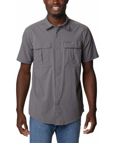 Columbia Newton Ridge Ii Short Sleeve - Gray