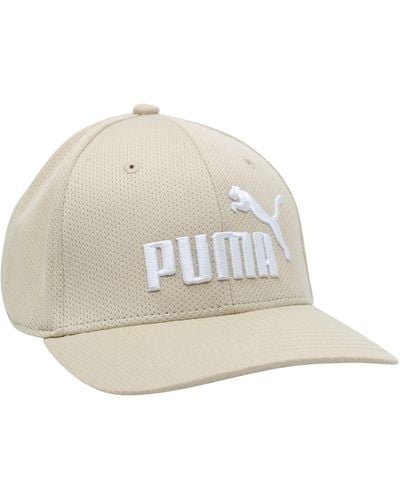 PUMA Evercat Mesh Stretch Fit Cap - White