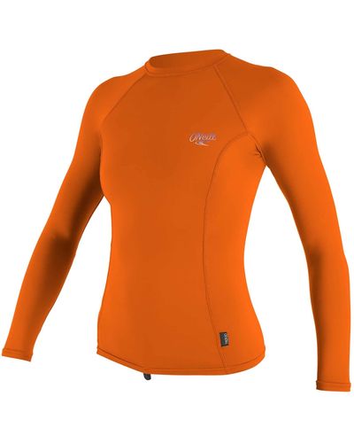 O'neill Sportswear Shirt für - langärmlig - Premium Rash - Orange