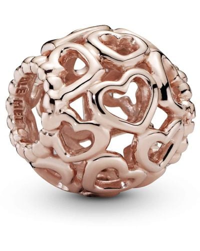 PANDORA Hearts All Over Charm 780964 - Pink