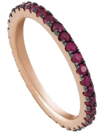 Nomination Rose Gold Pink Cz Ring - Multicolour