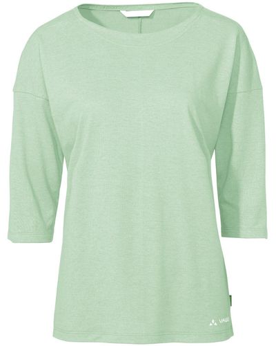 Vaude T-Shirt Neyland 3/4 T-Shirt Jade 40 - Grün