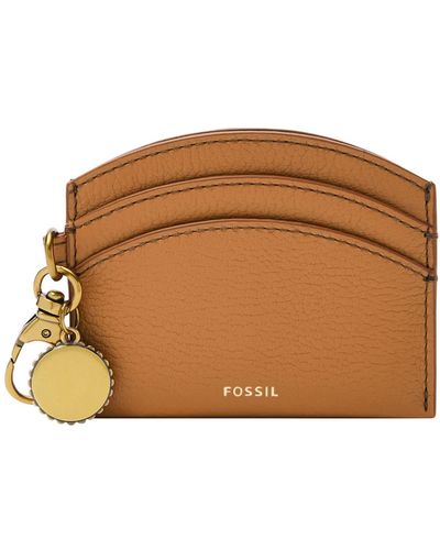 Fossil Polly Card Case Camel - Natur